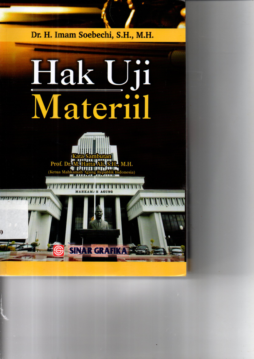 Hak Uji Materiil (Cet. 1)