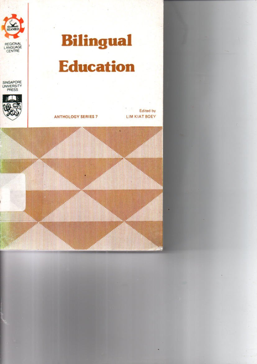 Bilingual Education; anthology series 7