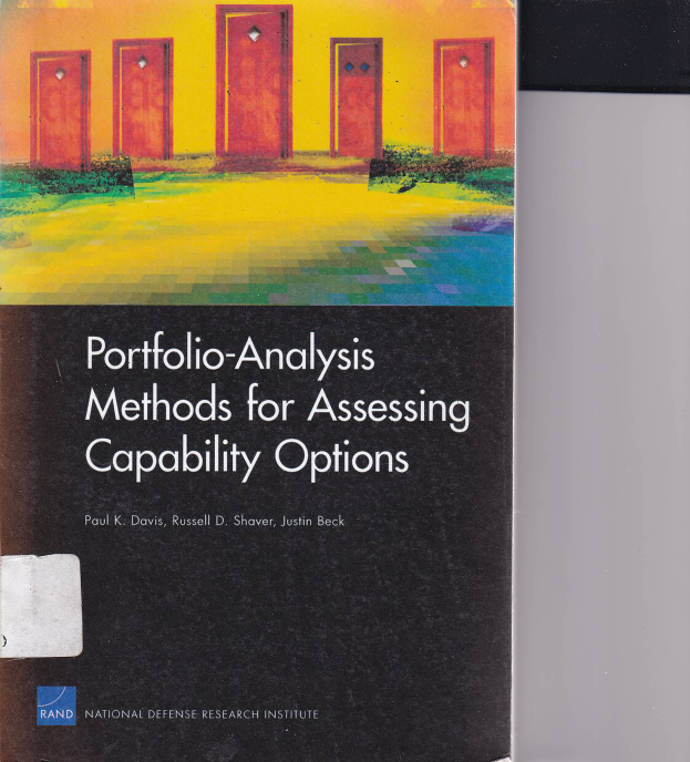 Portfolio-Analysis Methods For Assesing Capability Options