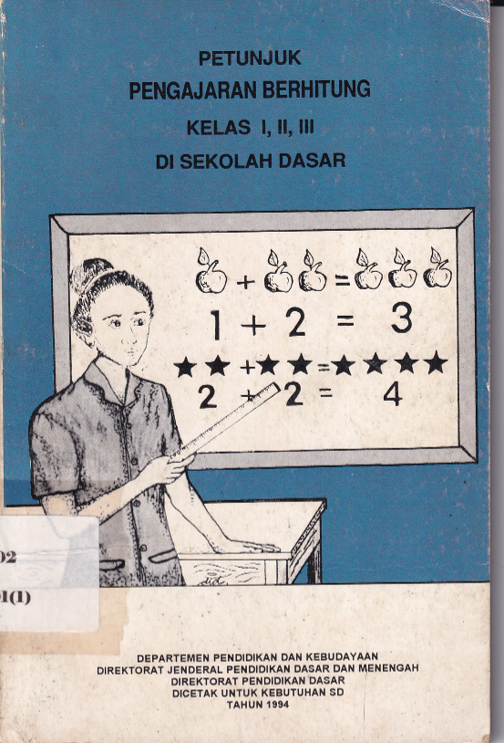 Petunjuk Pengajaran Berhitung Kelas I, II, III, di Sekolah Dasar
