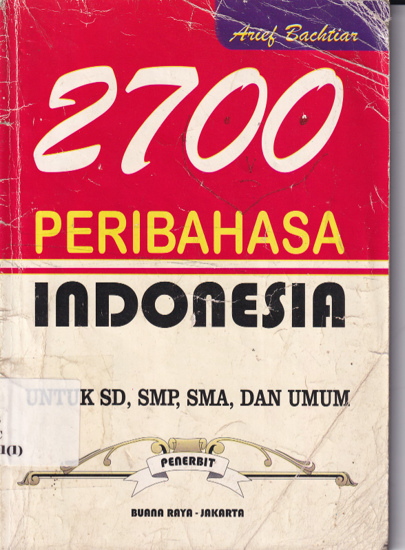 2700 Peribahasa Indonesia