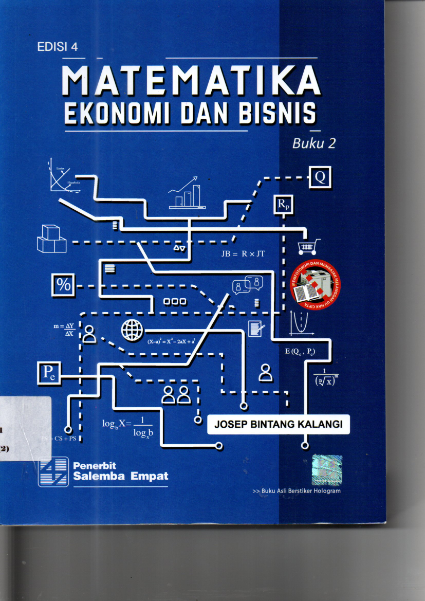 Matematika Ekonomi dan Bisnis (Ed. 4, Buku 2)