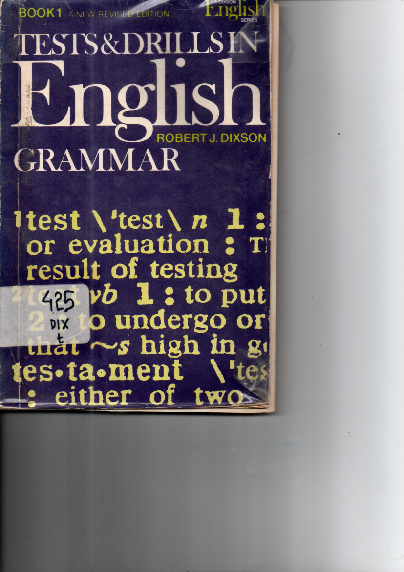 Tests &amp; Drills In English Grammar