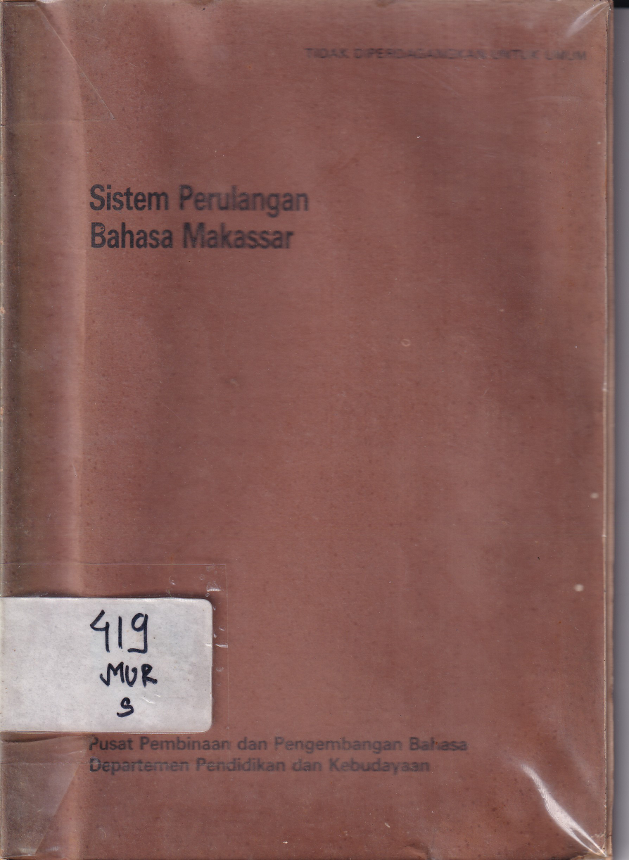 Sistem Perulangan Bahasa Makasar