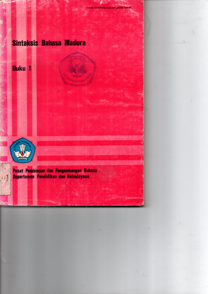 Sintaksis Bahasa Madura