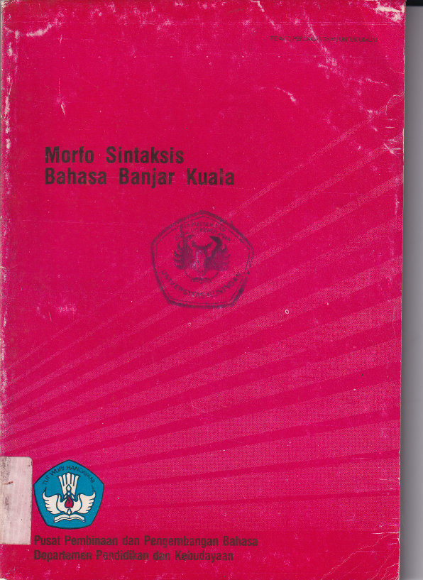 Morfologi Sintaksis Bahasa Banjar Kuala