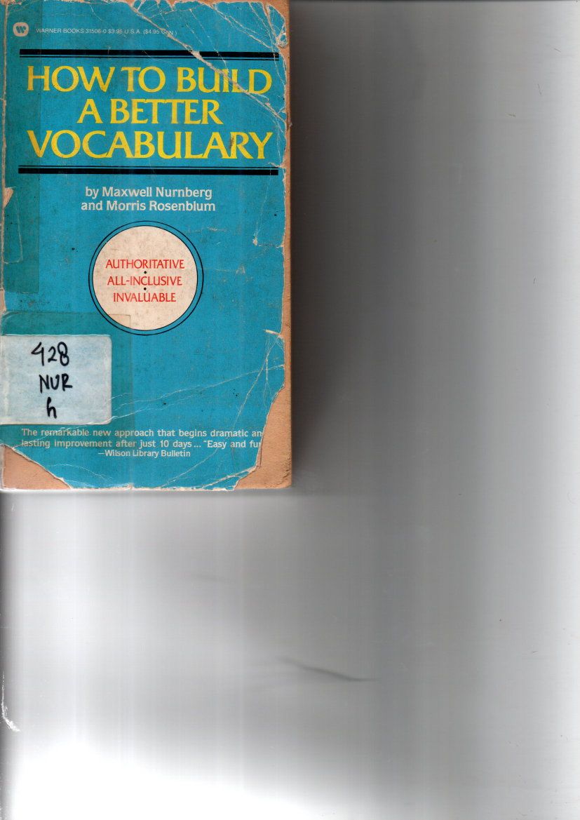 How to Build A Better Vocabulary
