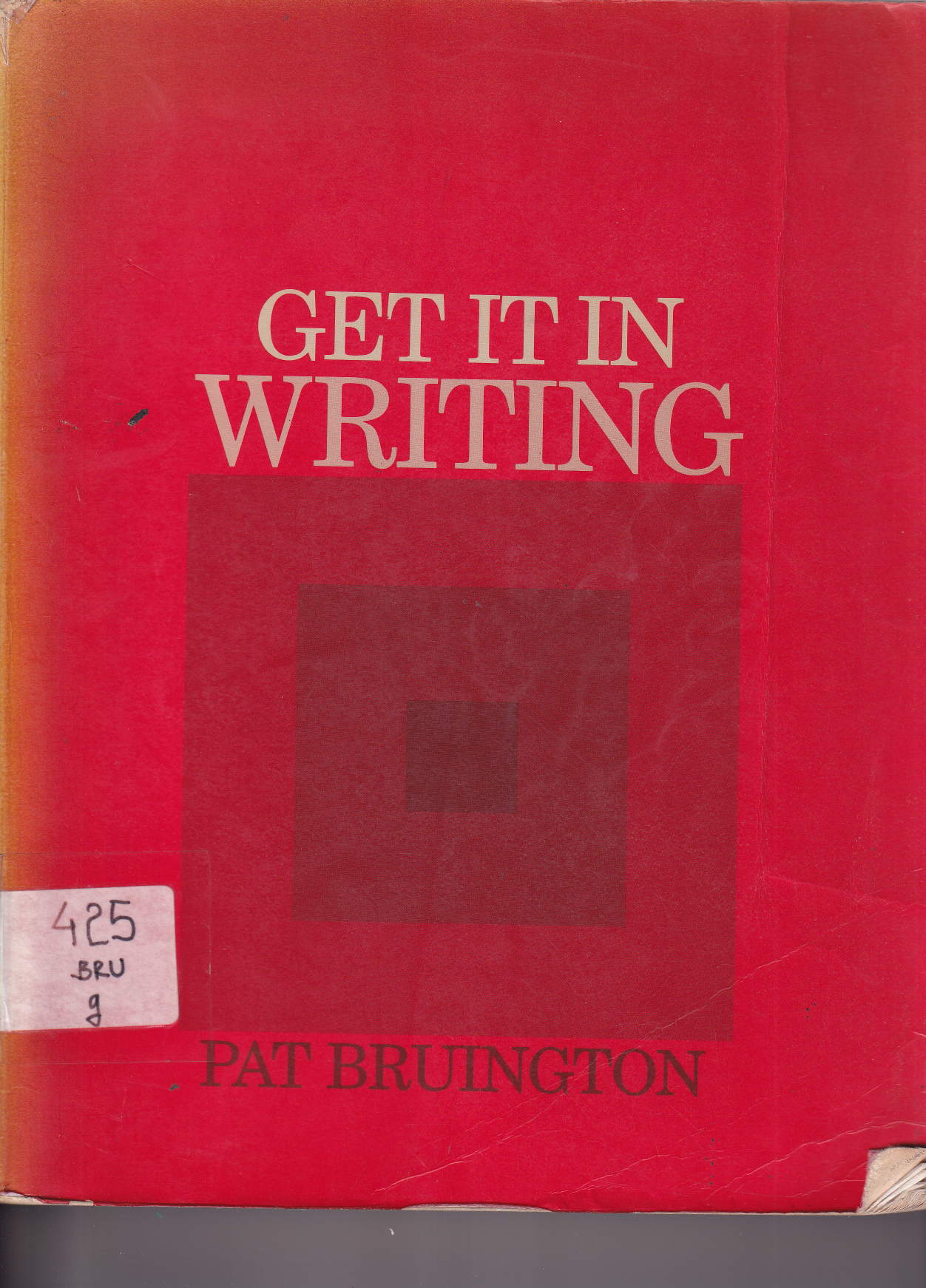 Get In Writing