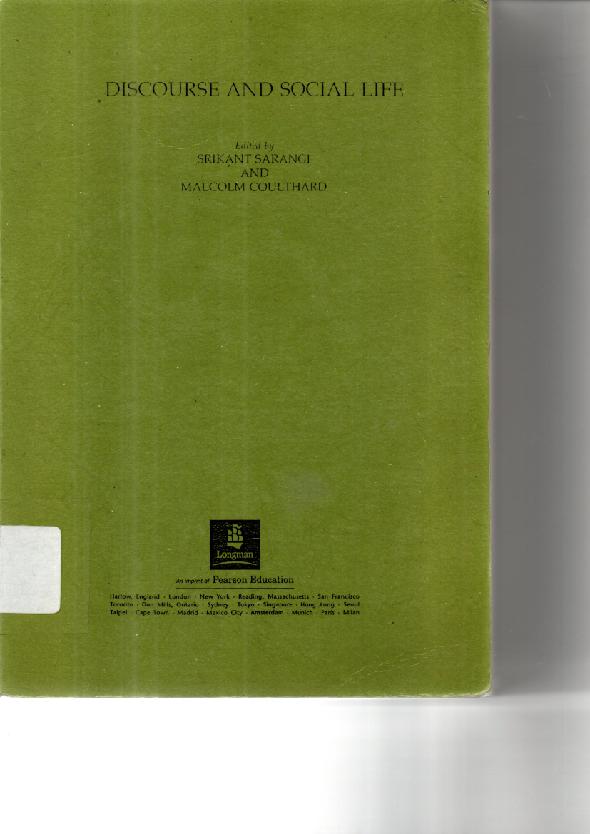 Discourse and Social Life (Cet. 1)