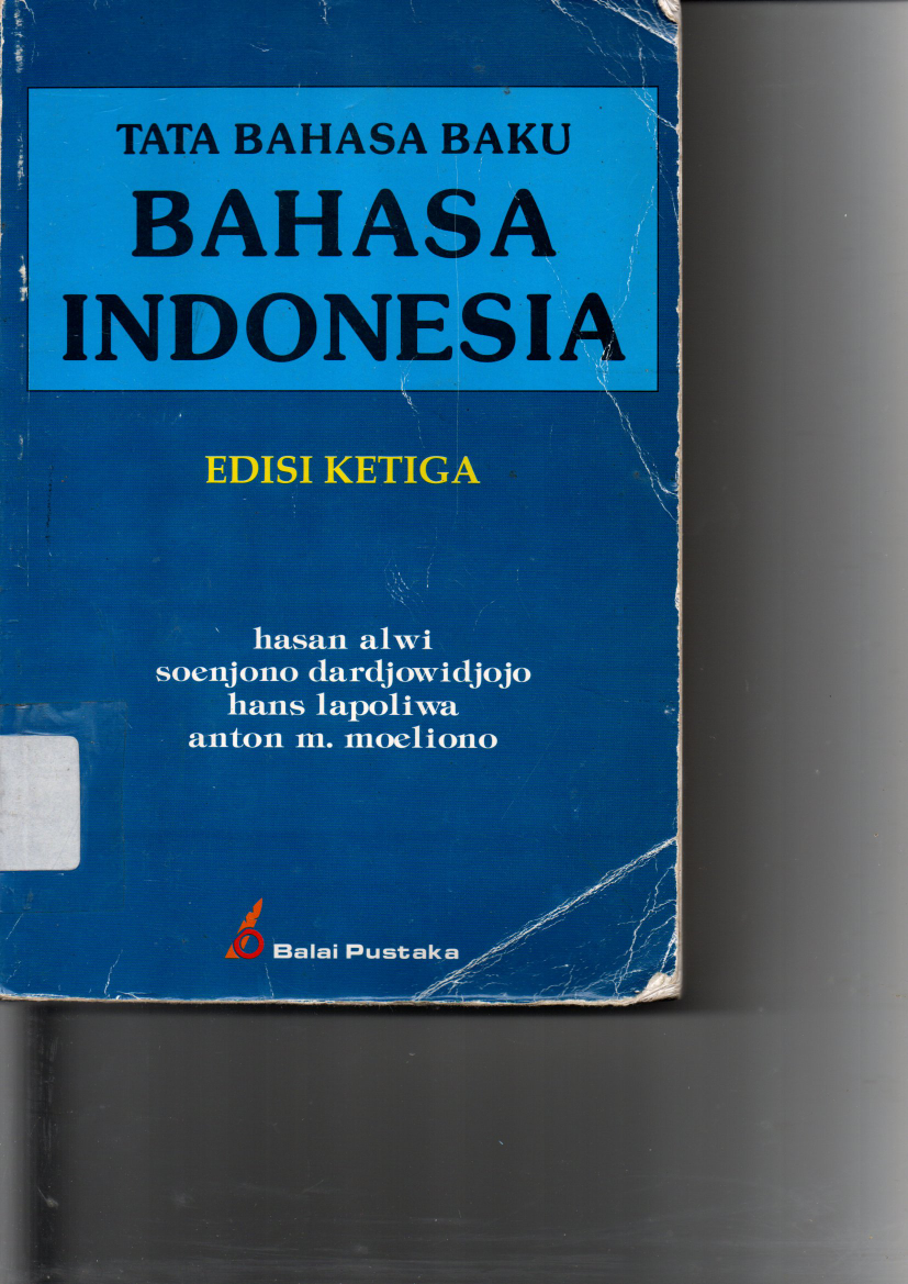 Tata Bahasa Buku Bahasa Indonesia cet Ketiga