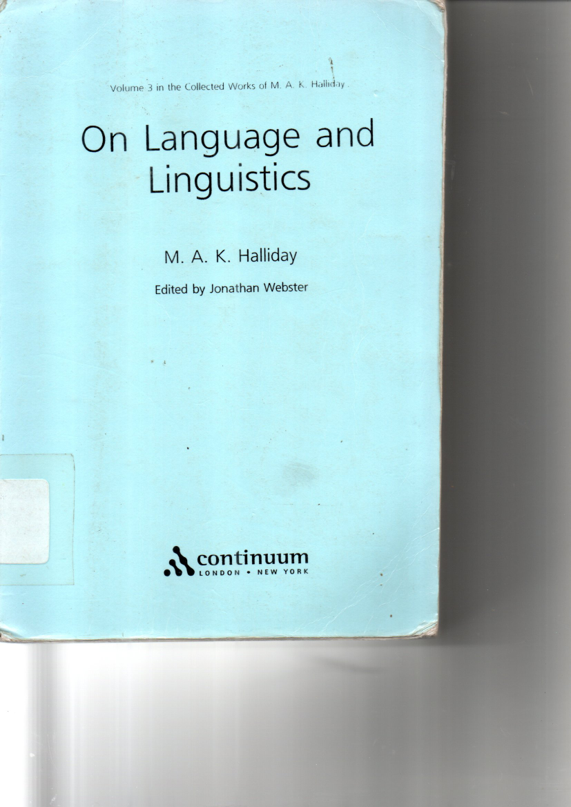 On Language and Linguistics