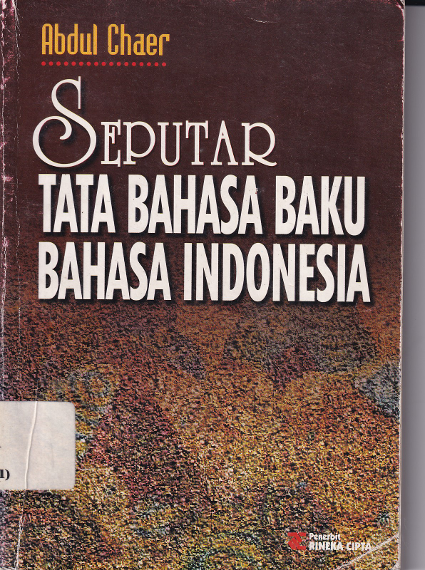 Seputar Tata Bahasa Baku Bahasa Indonesia