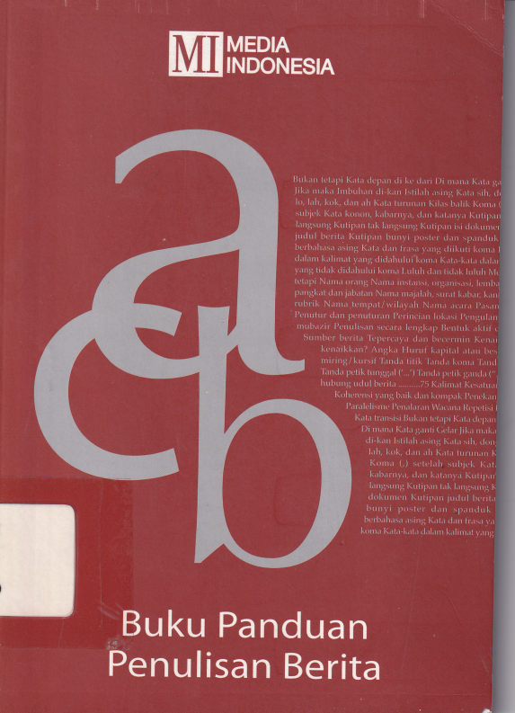 Buku Panduan Penulisan Berita