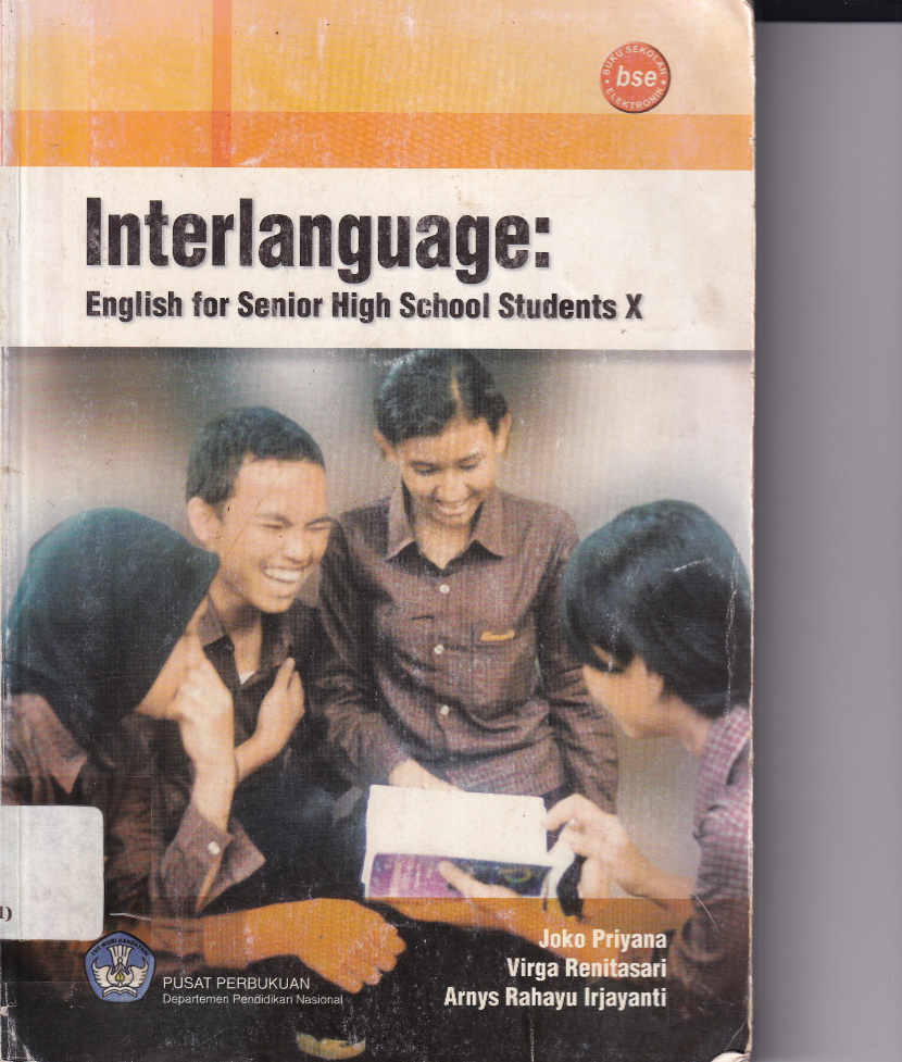 Interlanguage : English For Senior Highschool Students