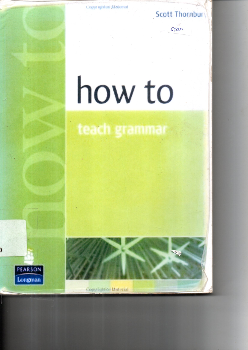 How to Teach Grammar
