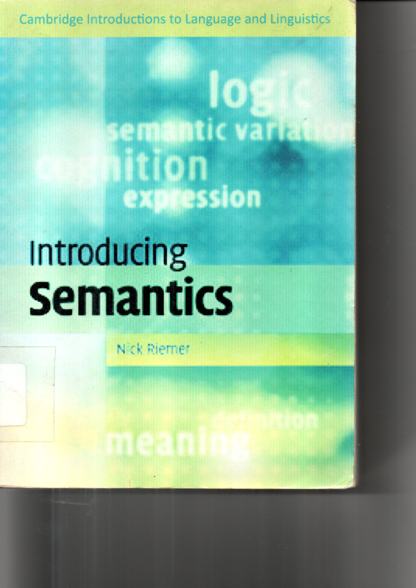 Introducing Semantics
