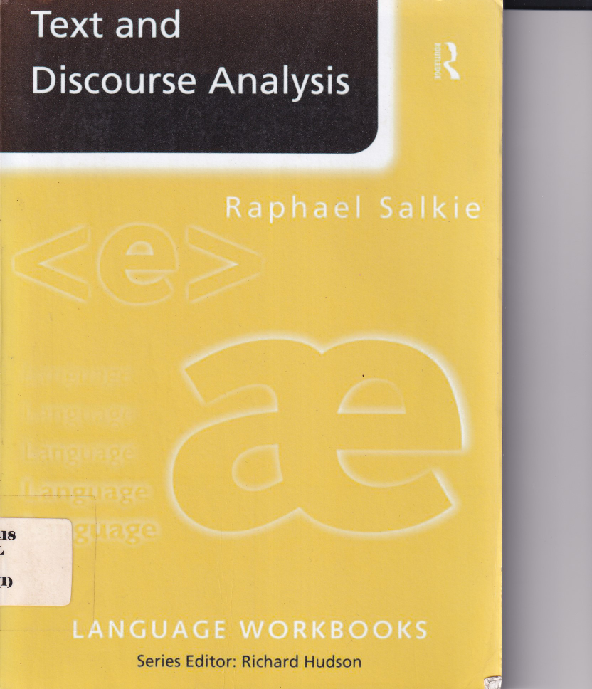 Text and Discurse Analisis