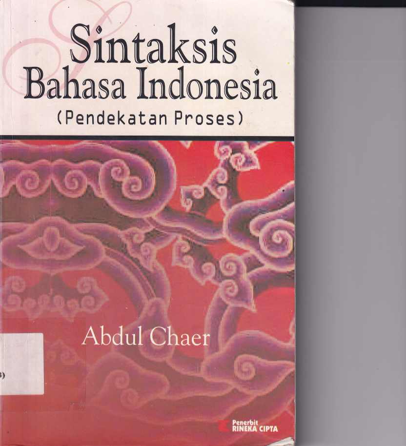 Sintaksis Bahasa Indonesia: Pendekatan Proses