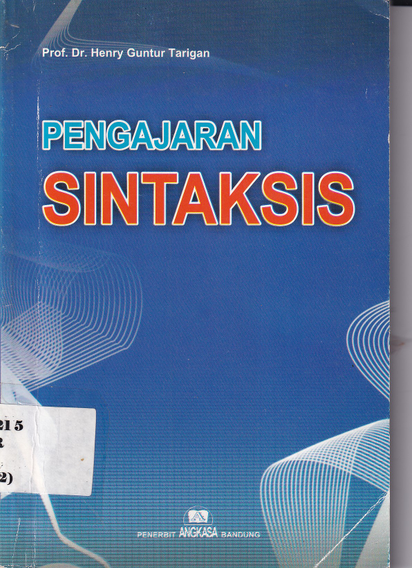 Pengajaran Sintaksis (Cet. 1,Ed. Revisi)