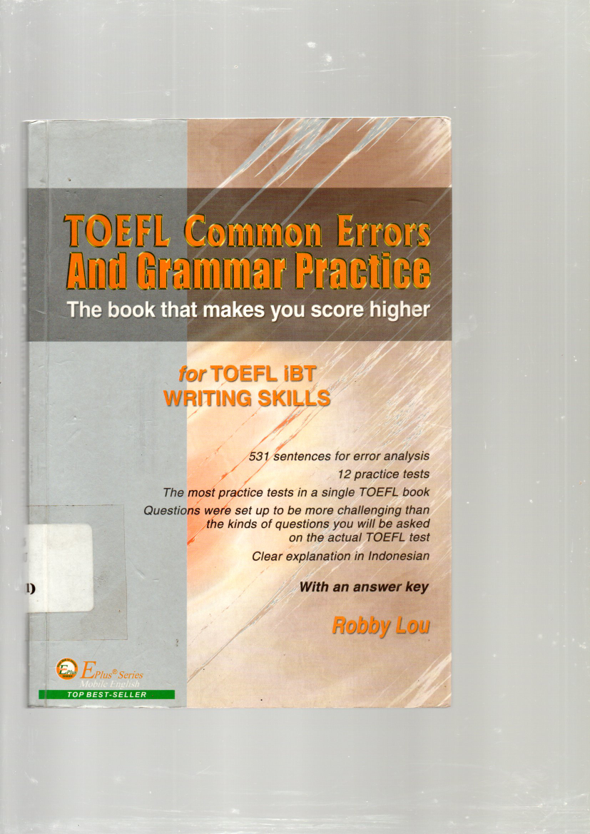 Toefl Common Error an Grammar Practice