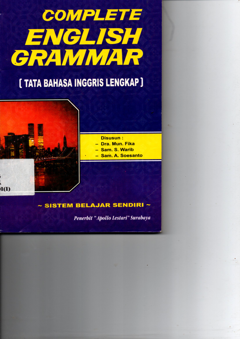 Complete English Grammar - Tata Bahasa Inggris Lengkap