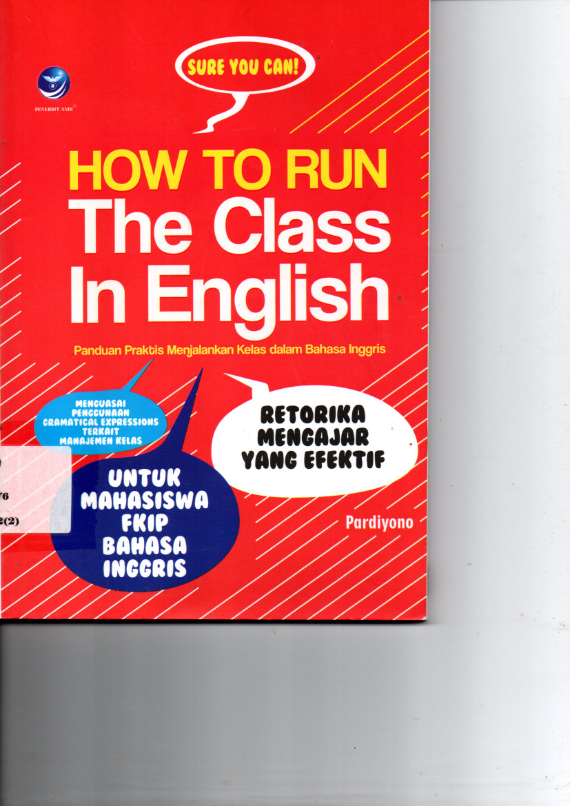 Sure You Can! How to Run The Class In English