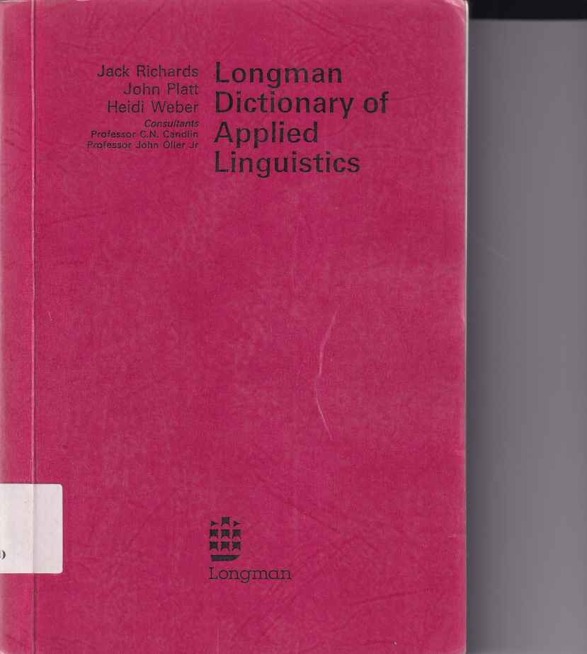Longman Dictionary of Applied Linguistic