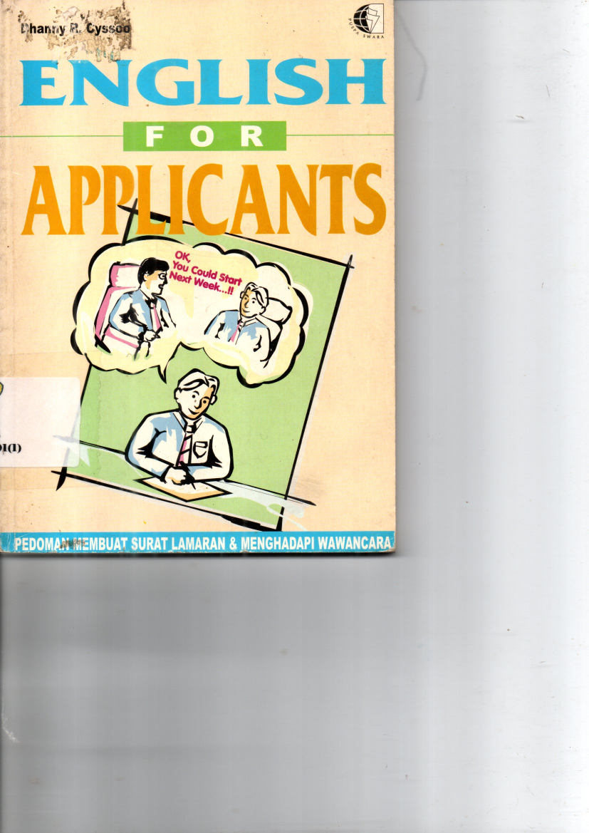 English for  Applicants