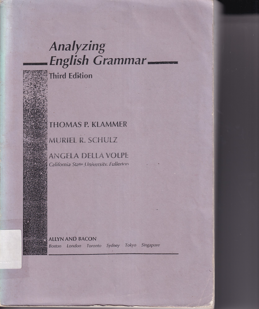 Analyzing English Grammar