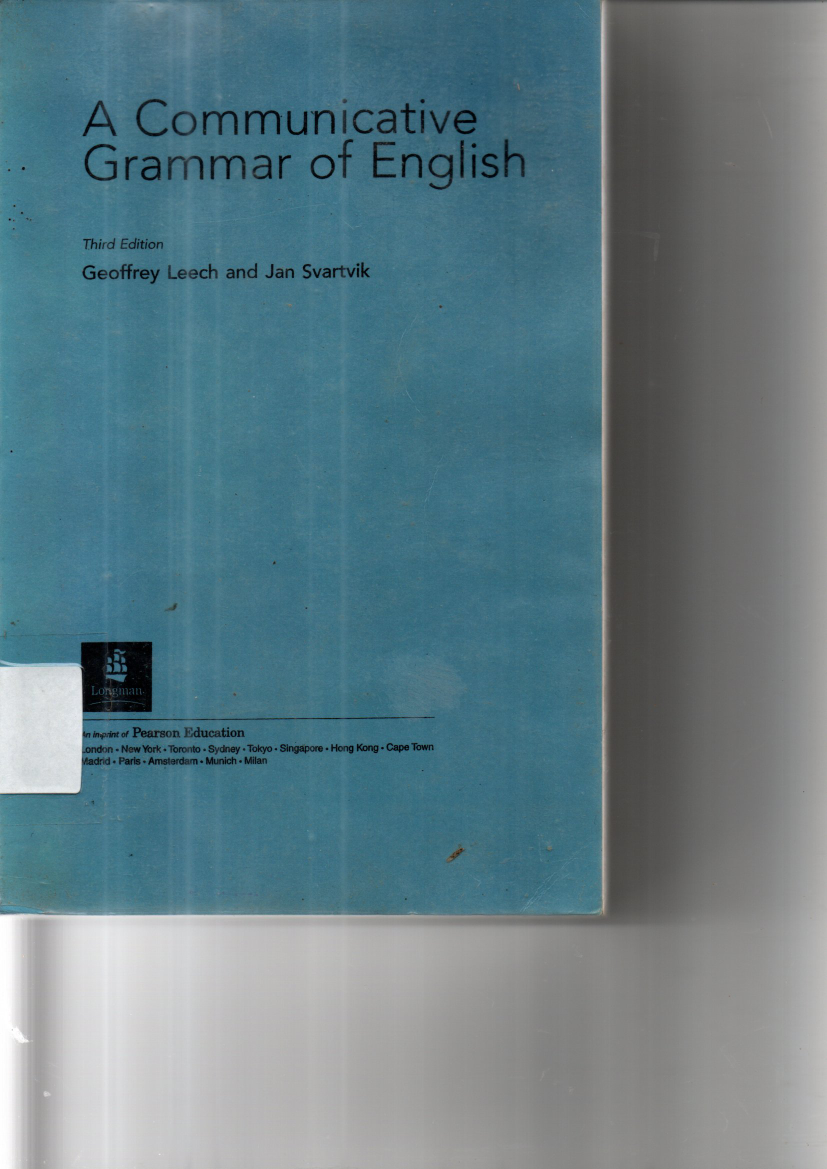 A Commicative Grammar of English (Ed. 3)