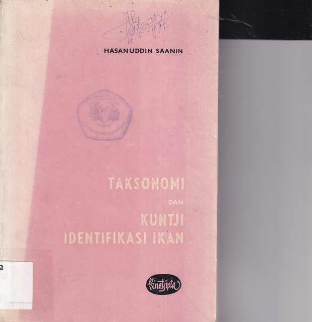 Taksonomi dan Kuntji identifikasi Ikan, buku II