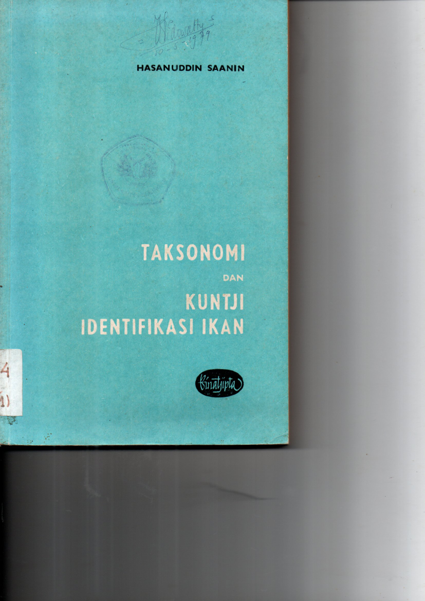Taksonomi dan Kuntji Identifikasi Ikan, Buku 1