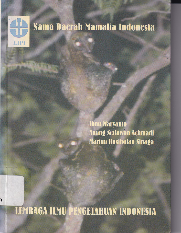 Nama daerah mamalia indonesia