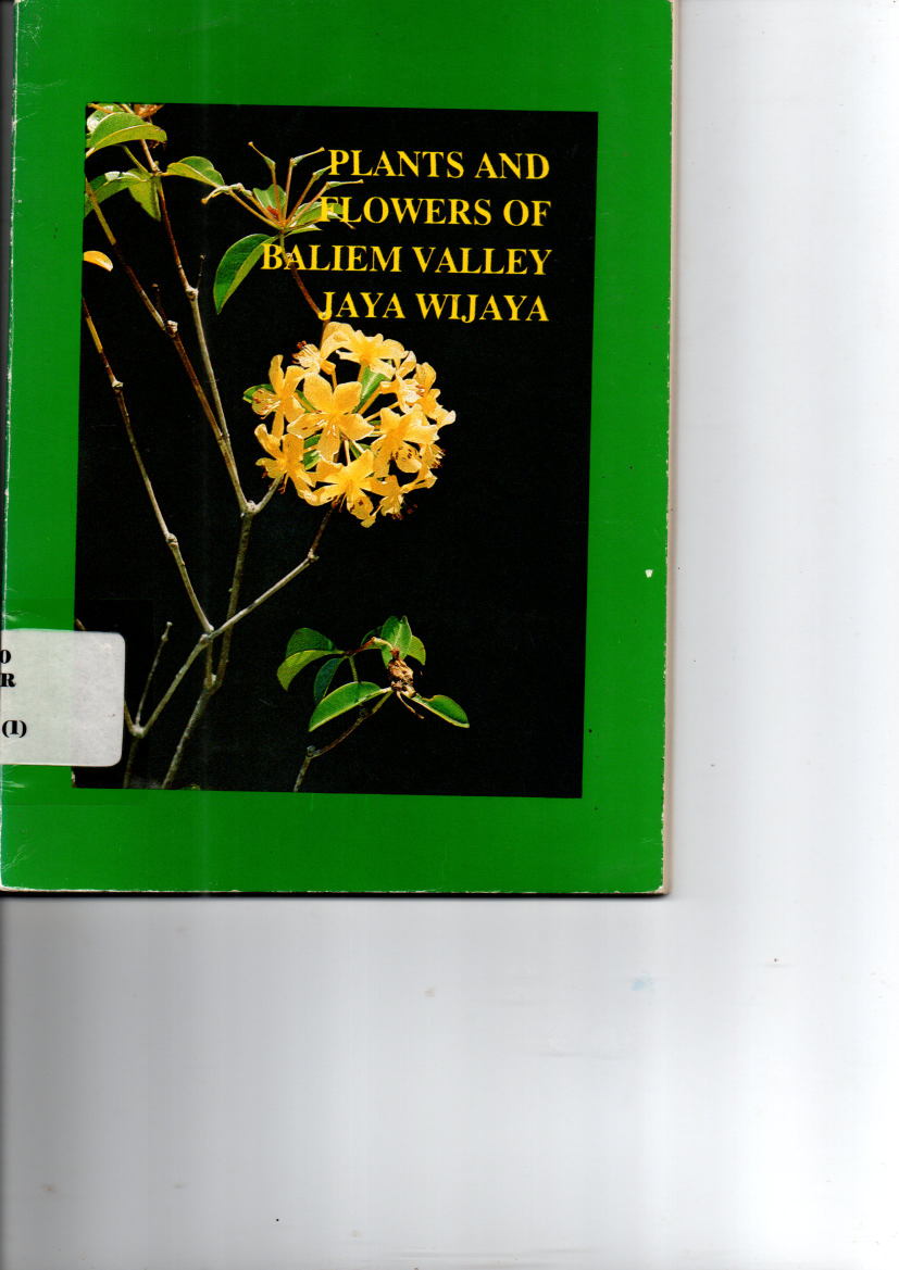 Plants and flowers of baliem valley jaya wijaya
