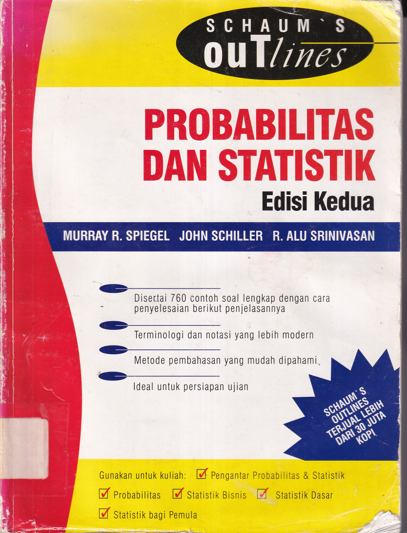Scahum\'s Outlline Teori dan Soal-soal Probabilitas dan Statistik