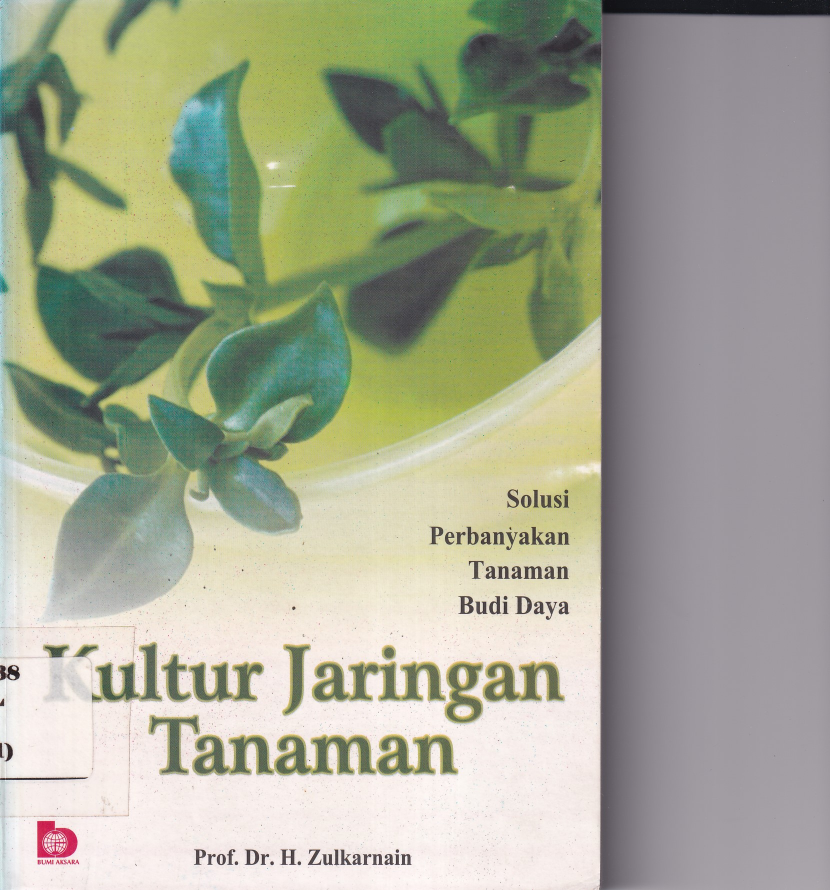 Kultur Jaringan Tanaman (Ed. 1, Cet. 2)