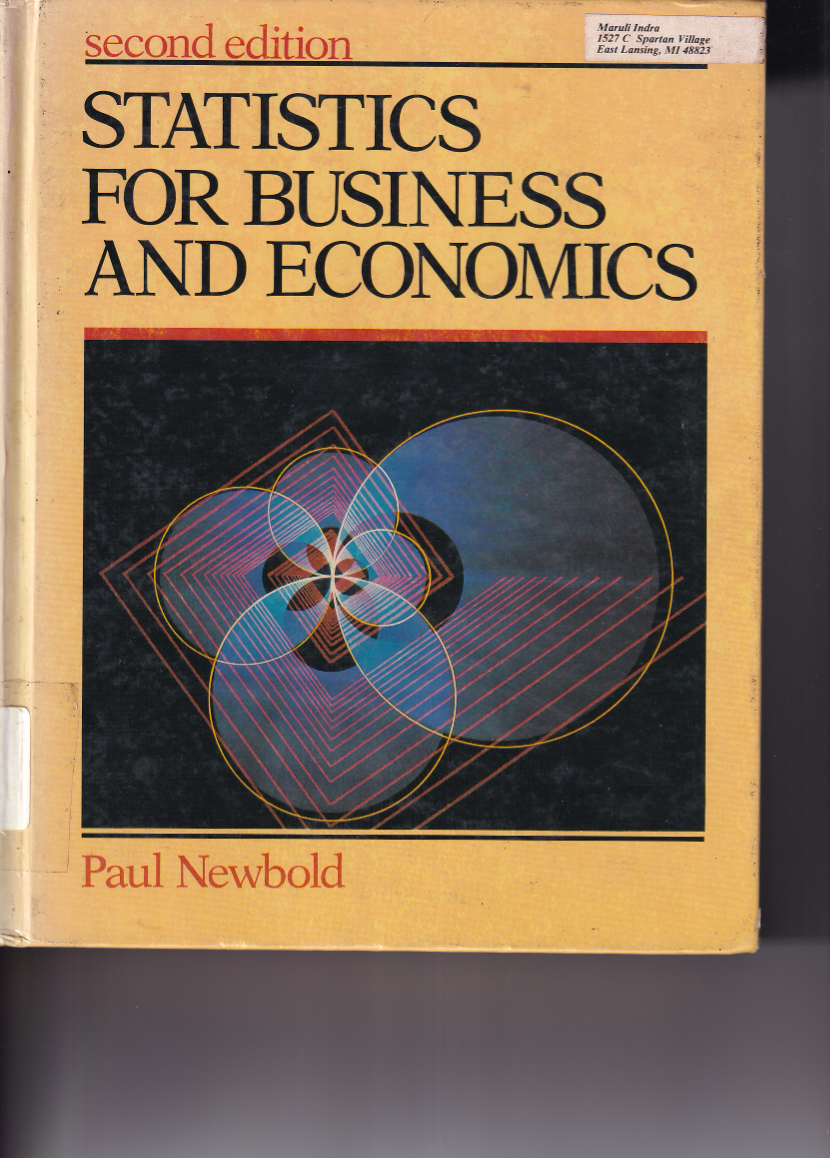 Statistics For Bisuniness and Ekonomics