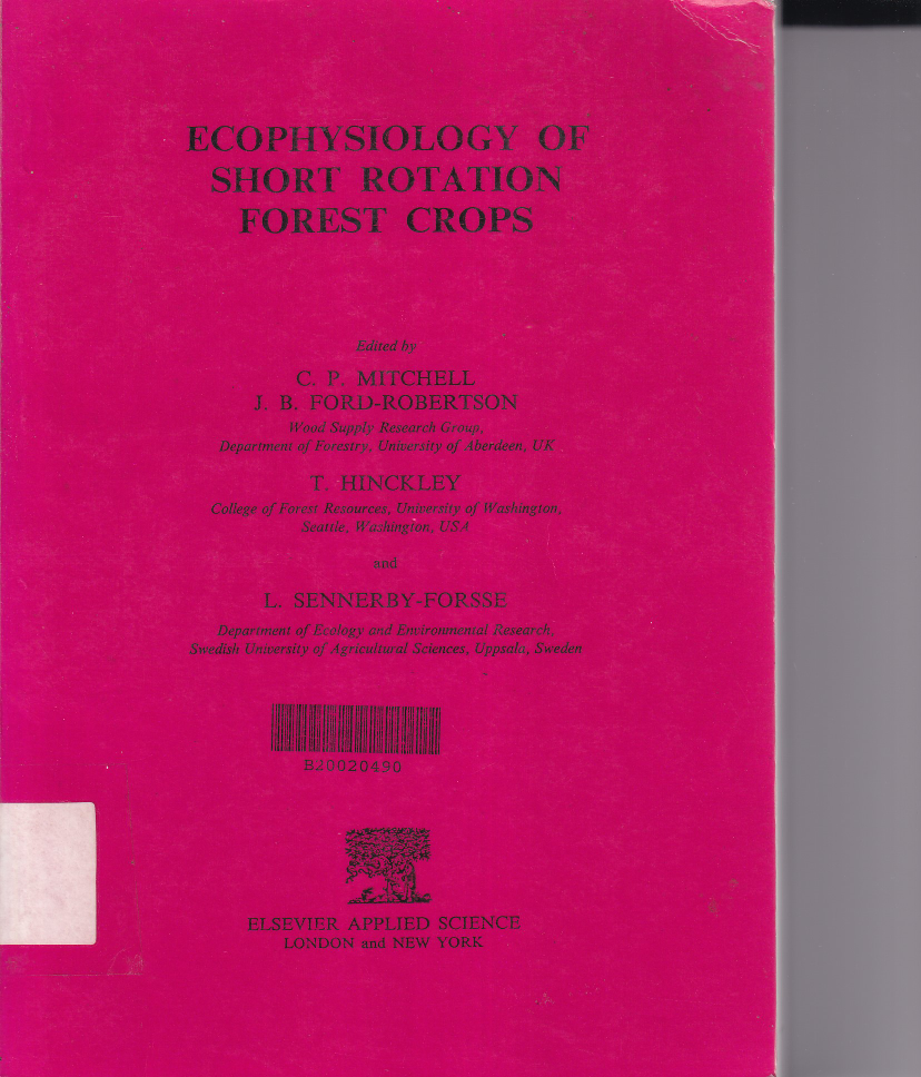 Ecophysiology Of Short Rotation Forest Crops