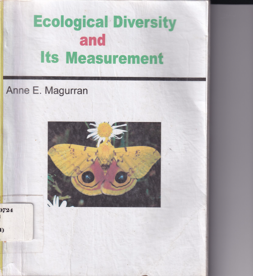 Ecological Diversity and Its Measurement