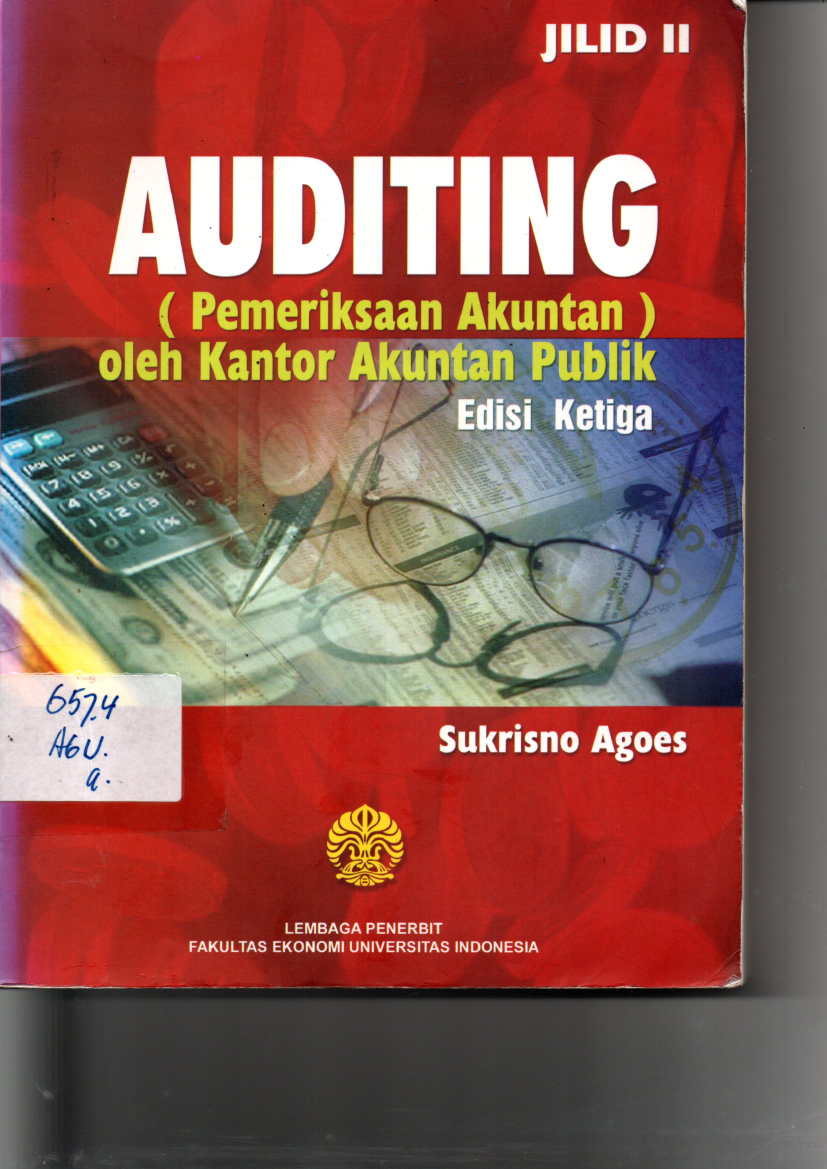 Auditing (Pemeriksaan Akuntan) oleh Kantor Akuntan Publik (Ed. 3, Jilid 2)