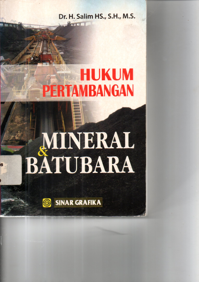 Hukum Pertambangan Mineral dan Batu Bara