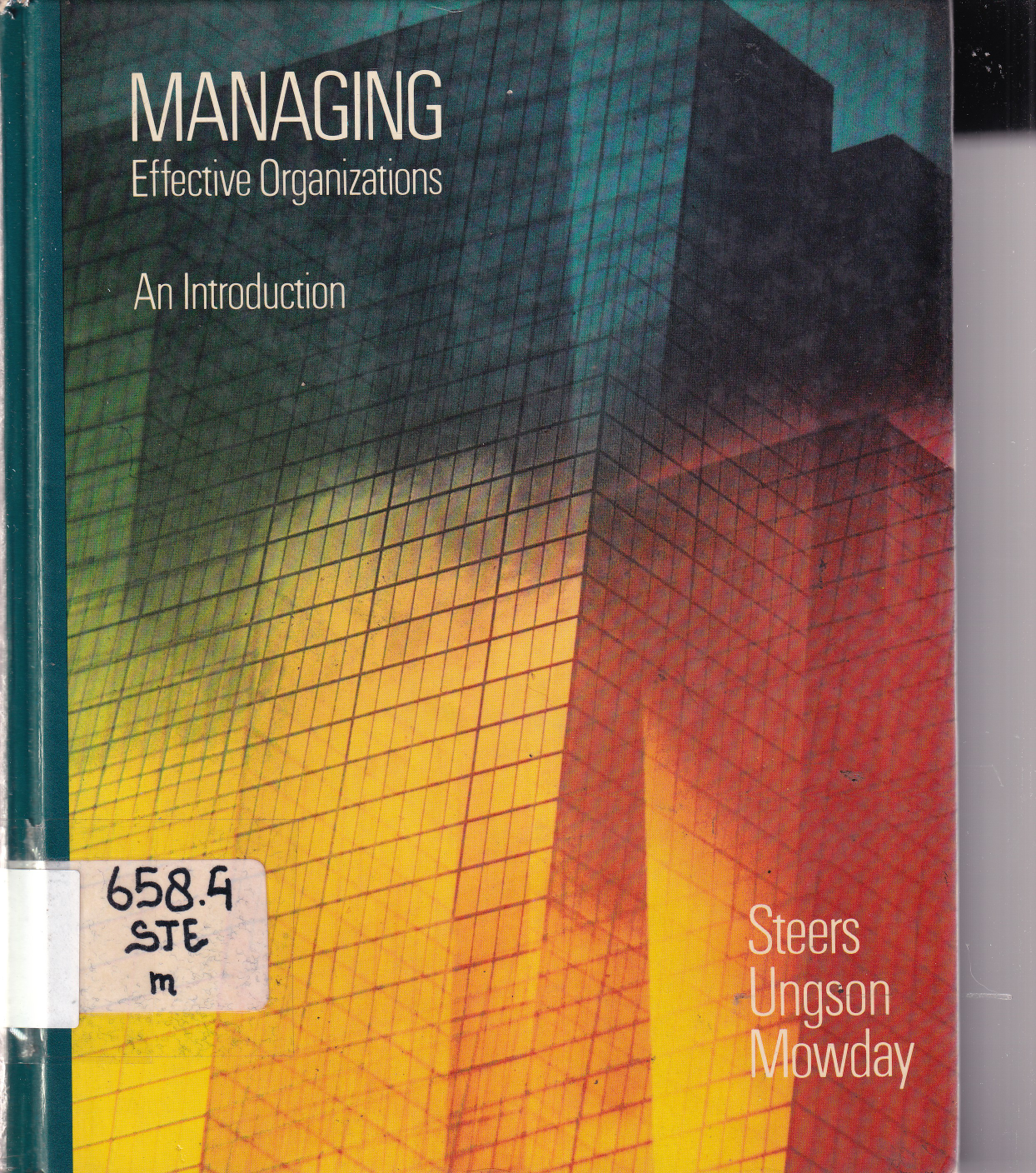 Managing Effective Organization an Introduction