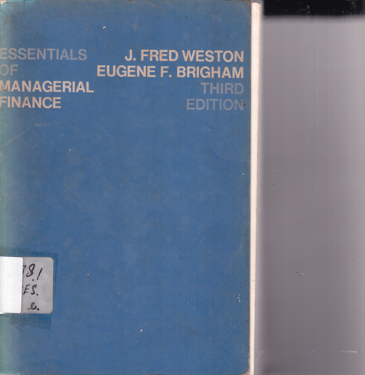 Essentials Of Manajerial Finance