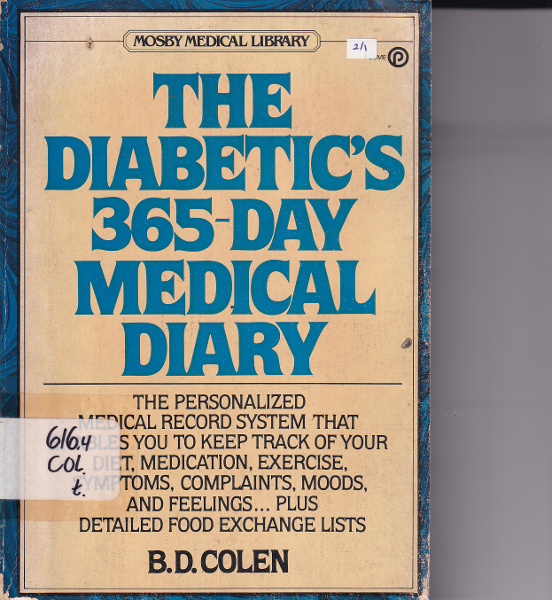 The Diabetics 365 Day Medical Diary