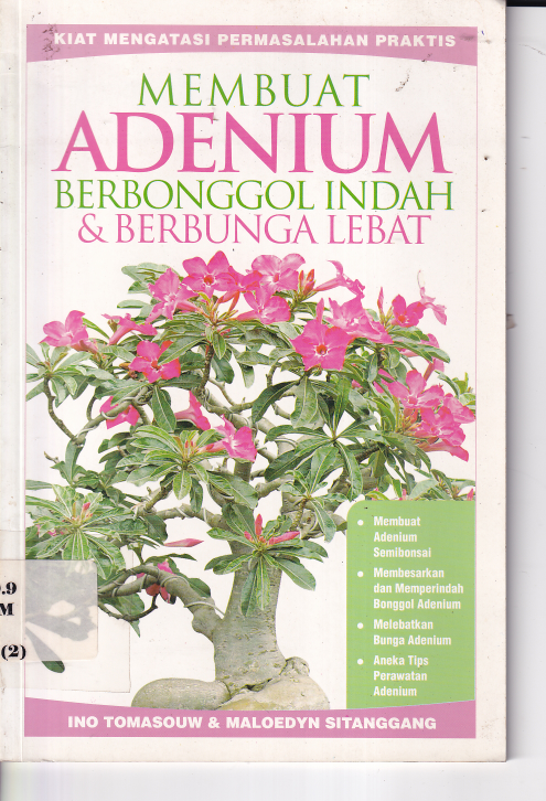 Membuat adenium Berbonggol Indah dan Berbunga Lebat cet 1