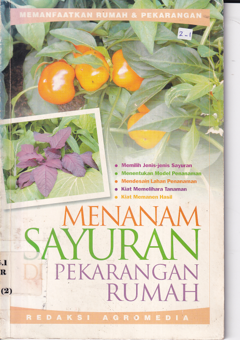 Menanam Sayuran Pekarangan Rumah cet 1
