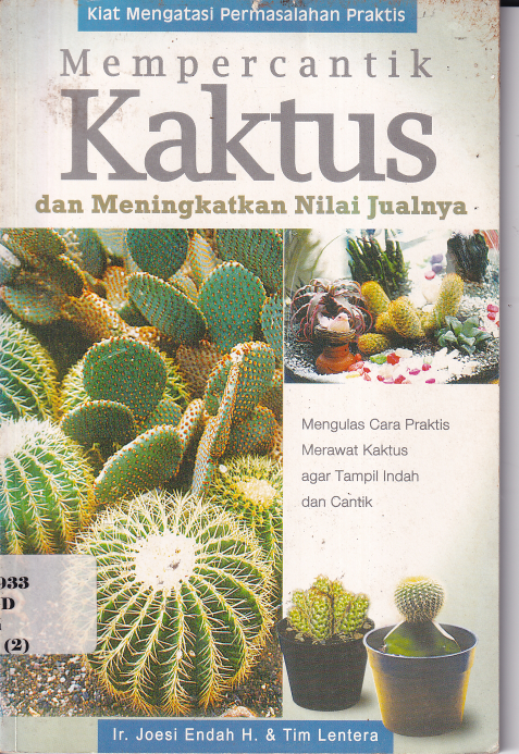Mempercantik Kaktus &amp; Meningkatkan Nilai Jualnya cet.1