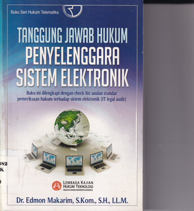 Tanggung Jawab Hukum Penyelenggara Sistem Elektronik