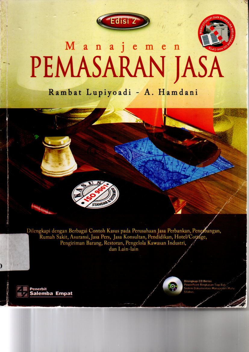 Manajemen Pemasaran Jasa (Ed, 2, Jil. 1)