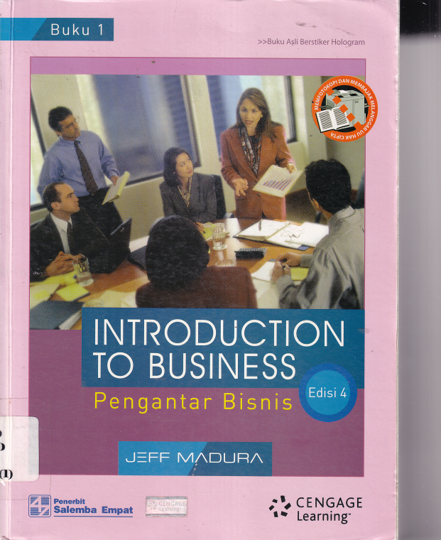 Introduction to Business : Pengantar Bisnis Buku 1 Edisi 1